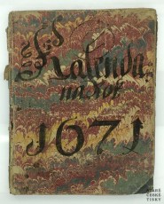 Kalendář na rok 1761