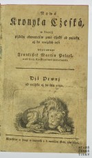 Nová kronika Česká I,II,III díl 1791, 1792 a 1796