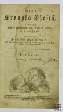 Nová kronika Česká I,II,III díl 1791, 1792 a 1796