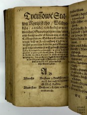 Titulář obsahující v jazyku Českém předně formy listů všelijakých 1589